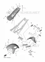GARDE BOUE pour Yamaha YZF-R7 de 2024
