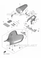 SELLE pour Yamaha YZF-R7 de 2024