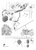 PARTIE ELECTRIQUE 1 pour Yamaha YZF-R7 de 2024