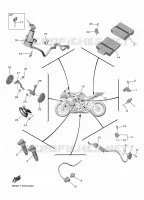 PARTIE ELECTRIQUE 2 pour Yamaha YZF-R7 de 2024