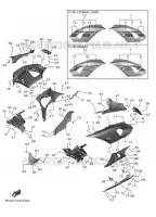 CARENAGES 2 pour Yamaha YZF-R7 de 2024