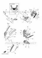 CARENAGES 1  pour Yamaha YZF-R7 de 2024