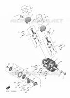 VILEBREQUIN / PISTON pour Yamaha YZF-R7 de 2024