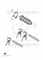 BARILLET DE SELECTION / FOURCHETTES pour Yamaha YZF-R7 de 2024