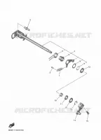 AXE DE SELECTEUR / PEDALE pour Yamaha YZF-R7 de 2024