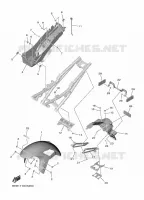 GARDE BOUE pour Yamaha YZF-R7 de 2024