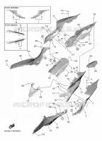 COUVERCLE LATERAL pour Yamaha YZF-R7 de 2024