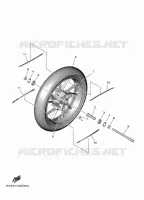 ROUE AVANT pour Yamaha YZF-R7 de 2024