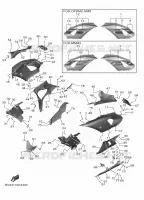 CARENAGES 2 pour Yamaha YZF-R7 de 2024