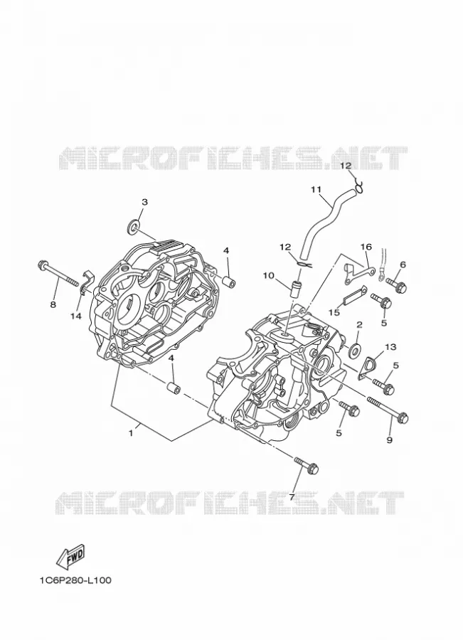 CARTER MOTEUR Yamaha MOTO 230 2024 TTR  TT-R230R