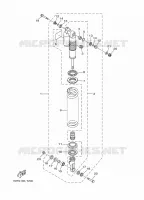AMORTISSEUR ARRIERE pour Yamaha YZ 125 de 2023