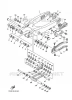 BRAS ARRIERE pour Yamaha YZ 125 de 2023