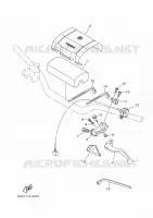 COMMODO / LEVIER pour Yamaha YZ 125 de 2023