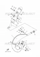ECHAPPEMENT pour Yamaha YZ 125 de 2023