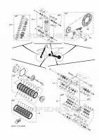 KIT PIECES D'ENTRETIEN pour Yamaha YZ 125 de 2023