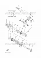VALVE D'ECHAPPEMENT pour Yamaha YZ 125 de 2023
