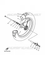 ROUE AVANT pour Yamaha TW 200 de 2023