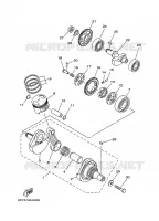 VILEBREQUIN / PISTON pour Yamaha TW 200 de 2023