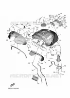 RESERVOIR A ESSENCE pour Yamaha XSR 900 de 2023