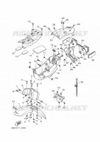 GARDE BOUE pour Yamaha XSR 700 de 2023