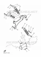 BRAS OSCILLANT / AMORTISSEUR pour Yamaha PW 50 de 2023