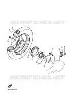 ROUE ARRIERE pour Yamaha PW 50 de 2023