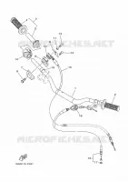 GUIDON ET CABLES pour Yamaha YZ 125 X de 2022