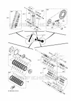 KIT PIECES D'ENTRETIEN pour Yamaha YZ 125 X de 2022