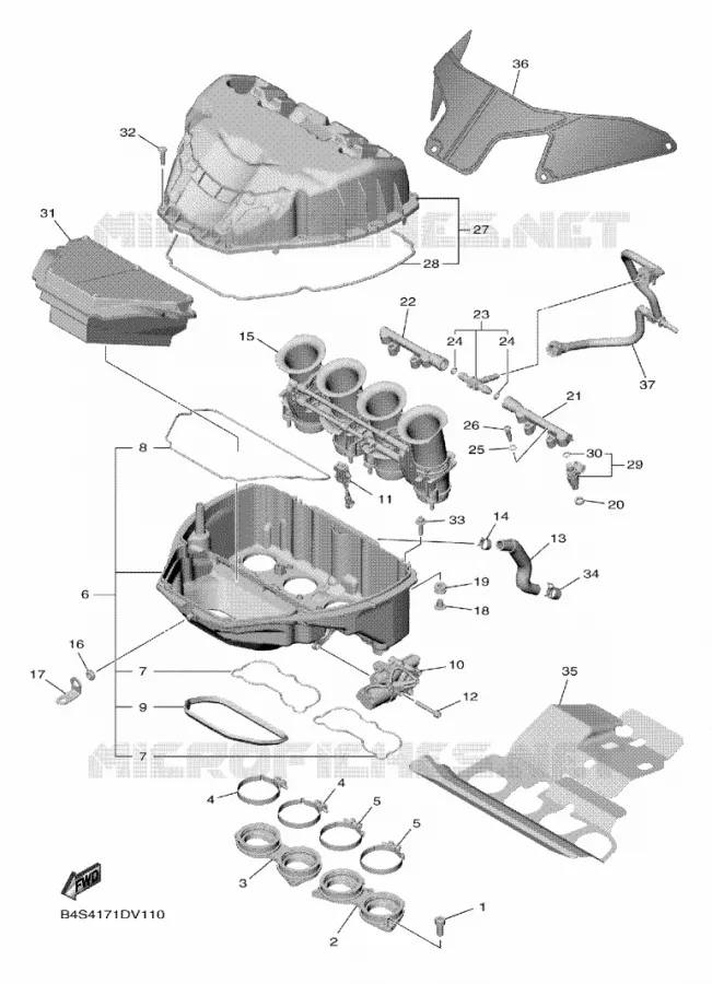 ADMISSION Yamaha MOTO 1000 2022 R1  YZF1000D