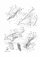 COUVERCLE LATERAL pour Yamaha YZ 125 Monster Energy Yamaha Racing Edition de 2022