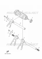 BARILLET DE SELECTION / FOURCHETTES pour Yamaha MT-10 de 2022