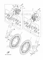 ETRIER DE FREIN AVANT pour Yamaha MT-10 de 2022