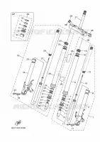FOURCHE pour Yamaha MT-10 de 2022