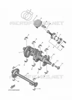 VILEBREQUIN / PISTON pour Yamaha MT-09 de 2022