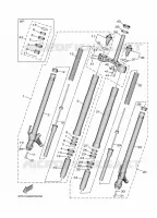 FOURCHE pour Yamaha MT-09 de 2022
