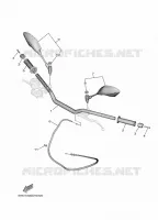 GUIDON ET CABLES pour Yamaha MT-09 de 2022
