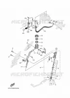 MAITRE CYLINDRE DE FREIN ARRIERE pour Yamaha MT-09 de 2022