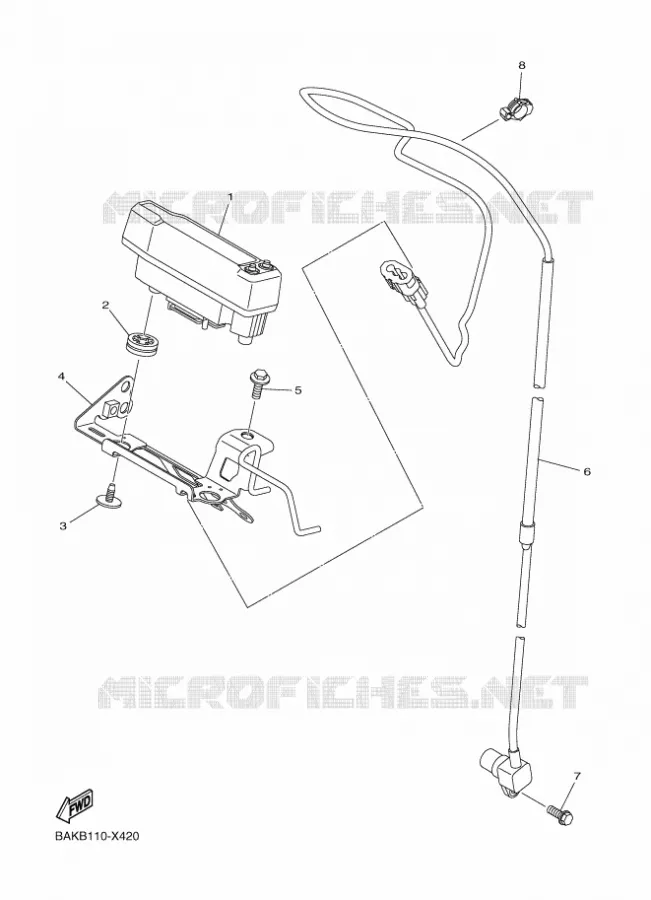 COMPTEUR  Yamaha MOTO 250 2022 WRF  WR250FN