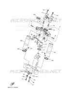 DIRECTION pour Yamaha MT-07 de 2022