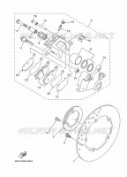 ETRIER DE FREIN ARRIERE pour Yamaha MT-07 de 2022