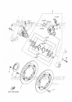 ETRIER DE FREIN AVANT pour Yamaha MT-07 de 2022