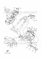 GARDE BOUE pour Yamaha MT-07 de 2022