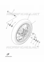ROUE AVANT pour Yamaha MT-07 de 2022