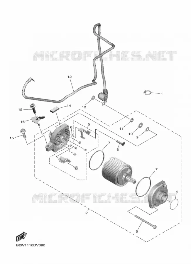DEMARREUR Yamaha MOTO 450 2022 WRF  WR450FN