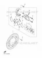 ETRIER DE FREIN AVANT pour Yamaha BOLT R-SPEC de 2022