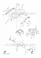 GARDE BOUE pour Yamaha BOLT R-SPEC de 2022