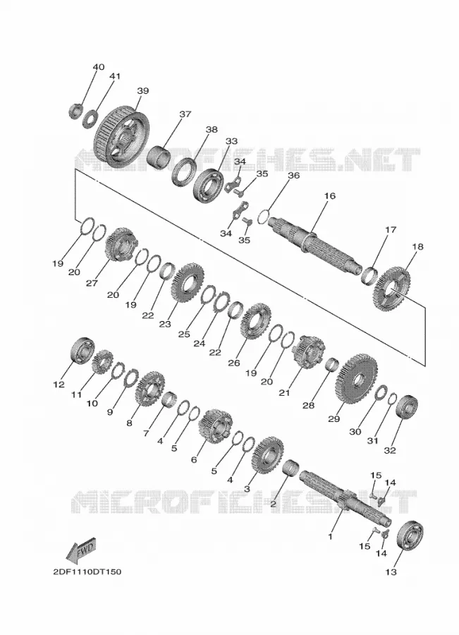 TRANSMISSION Yamaha MOTO 1900 2021 STAR VENTURE  XV19FDAMW/L / XV1900FDD