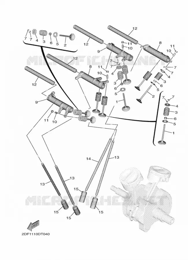SOUPAPE Yamaha MOTO 1900 2021 STAR VENTURE  XV19FDAMW/L / XV1900FDD