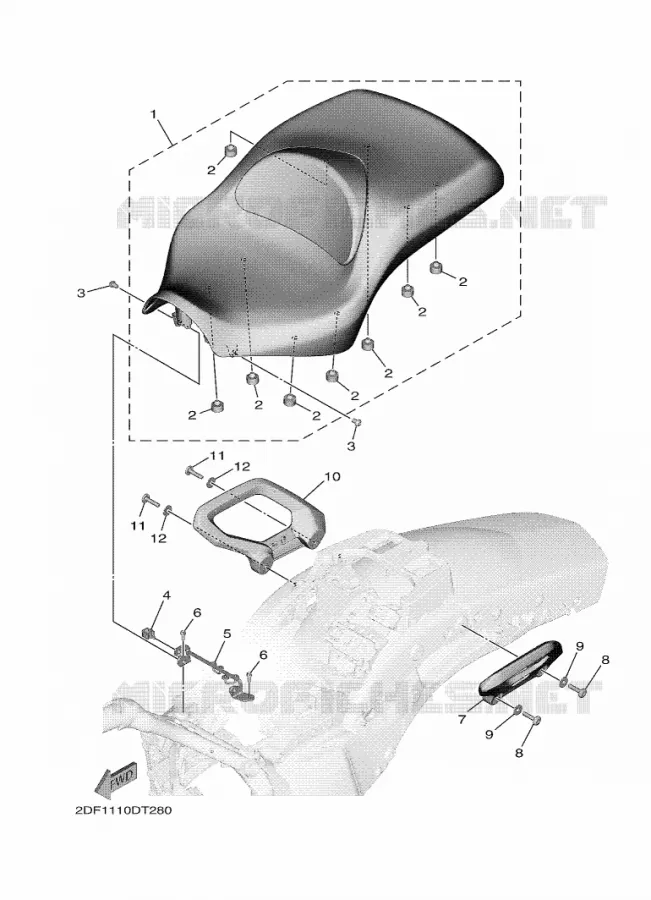SELLE Yamaha MOTO 1900 2021 STAR VENTURE  XV19FDAMW/L / XV1900FDD