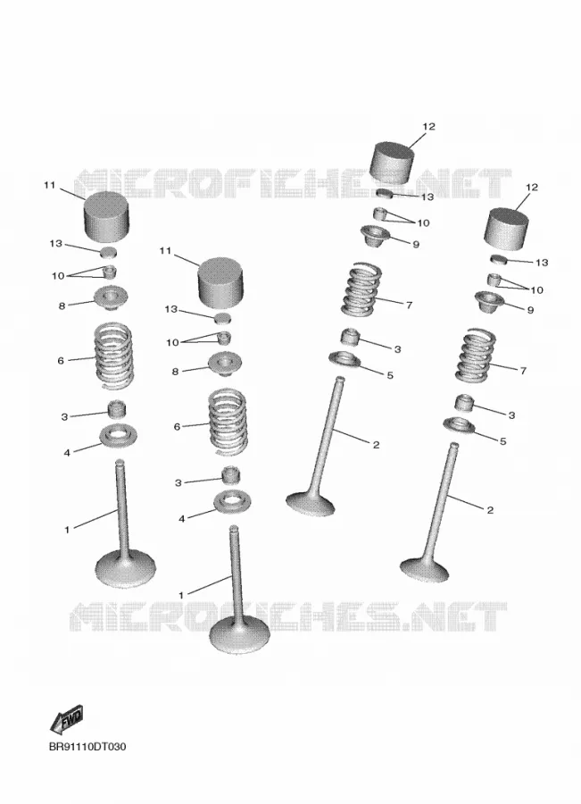 SOUPAPE Yamaha MOTO 450 2021 YZF  YZ450FMX